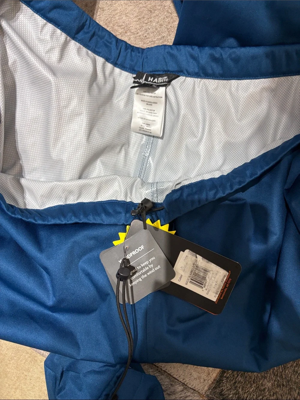 New habit, blue waterproof windproof rain pants